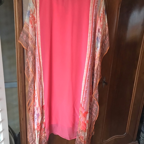 Saree Palace organza silk sari dress with beading & shawl & pants - Picture 3 of 6